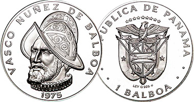 Panama 1 Balboa 1975 to 1982