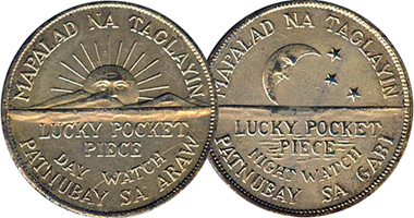 Philippines Lucky Pocket Piece Talisman 1900 to Date
