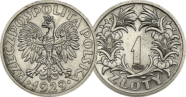 Poland 1 Zloty 1929