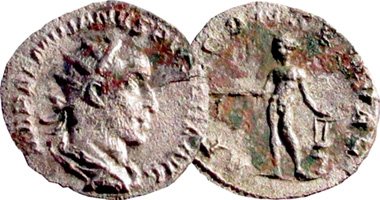 Ancient Rome Aemilian Antoninian and Sestertius 253AD