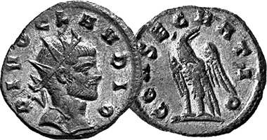 Ancient Rome Claudius II Gothicus 'CONSECRATIO' Antoninianus 270AD