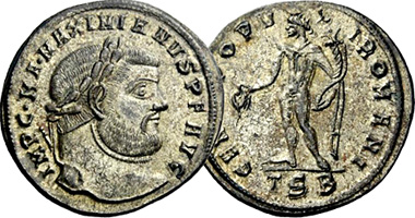 Ancient Rome Maximian Herculius Follis 285AD to 310AD