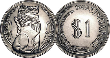 Coin Value Singapore Dollar 1968 To 1985
