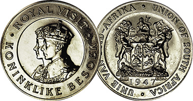 South Africa Royal Visit Medal 1947