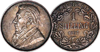 South Africa 3 Pence, 6 Pence, and 1 Shilling 1892 to 1897