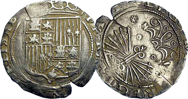 Medieval Spain Ferdinand and Isabella Real (Fakes are possible) 1474 to 1504