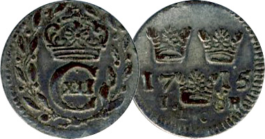 Sweden Ore 1697 to 1717