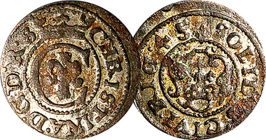 Sweden (Livonia) Solidus (Schilling, Silins) 1634 to 1654