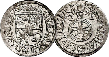 Sweden (Livonia) Riga 1/24 Thaler 1622 to 1635