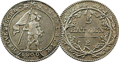 Argentina 1, 2, and 4 Centavos 1854