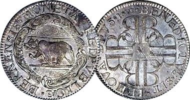 Switzerland Bern Thaler and 1/2 Taler 1679 and 1680