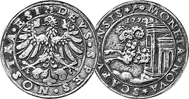 Medieval Switzerland (Schaffhausen) Thaler 1550 to 1624