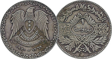 Syria 1 Lira 1950