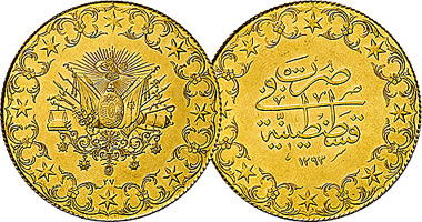 Turkey 500 Kurush 1902
