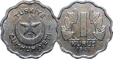 Turkey Kurus 1938 to 1944