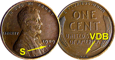 US VDB Lincoln Cent (Fakes are possible) 1909