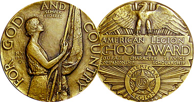 US American Legion School Award 1922 to Date