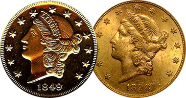 US Copy of Double Eagle Gold Coin (Counterfeit)