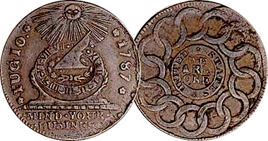 US Fugio Copper 1787
