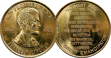 US Honest Abe Great Emancipator