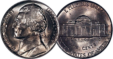 US Jefferson Nickel 1938 to Date