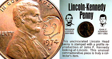 USA 1963 Lincoln Copper Coin American one 1 Cent