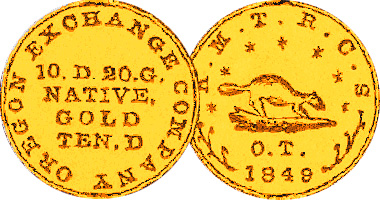 US Oregon Exchange Company 1849
