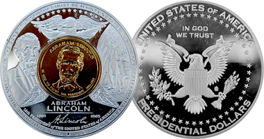 US Presidential Dollar Abraham Lincoln Commemorative