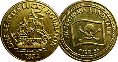 US (Seattle) Doubloon 1852