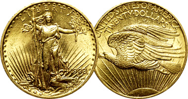 US Saint Gaudens $20 Double Eagle (Fakes are possible) 1907 to 1933