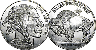 US Texas Nickel 1970 to Date