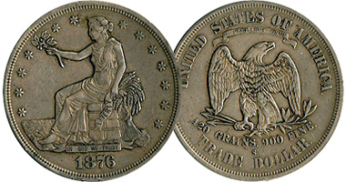 US Trade Dollar with and without Chop Marks (Fakes are possible) 1873 to 1885
