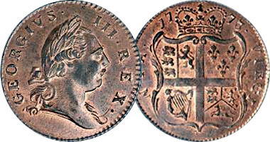 US Virginia Halfpenny (Fakes are possible) 1773