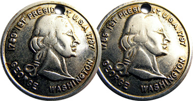 1789 - 1797 1st PRESIDENT USA GEORGE WASHINGTON COMMEMORATIVE