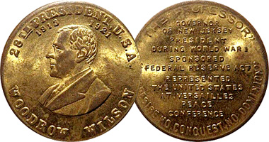 US Presidential Medal (Woodrow Wilson, Professor)