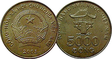 Vietnam 5000 Dong 2003