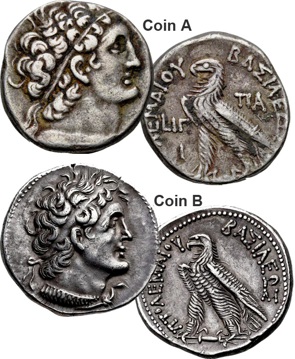 Coin Value: Ancient Greece Ptolemaic Kingdom Tetradrachm with Eagle ...